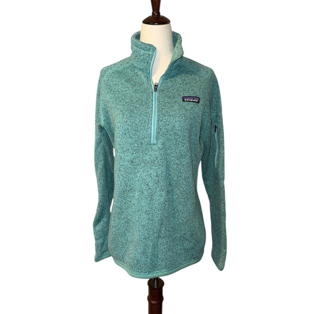 Patagonia Teal 1/4 Zip Better Sweater Pullover